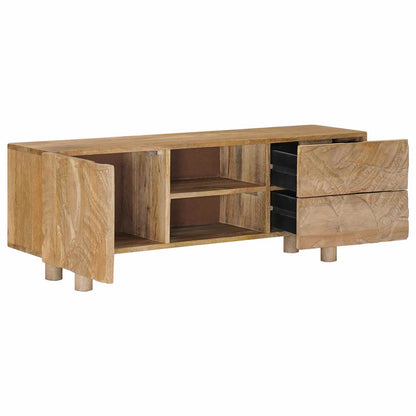 TV-kast 110 x 30 x 40 cm Massief Mango Hout en Geengineerd Hout