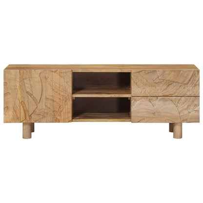 TV-kast 110 x 30 x 40 cm Massief Mango Hout en Geengineerd Hout
