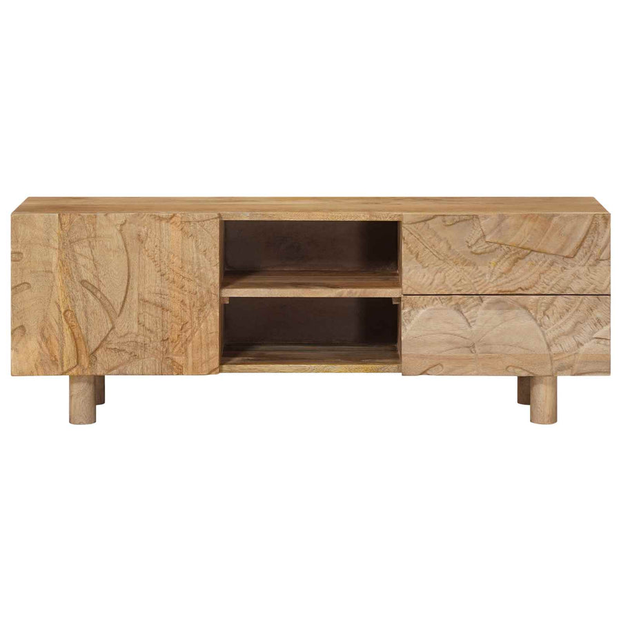 TV-kast 110 x 30 x 40 cm Massief Mango Hout en Geengineerd Hout