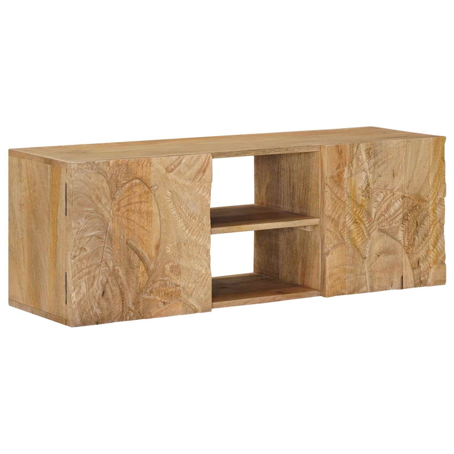 Wand tv-kast met plank met opslag met de deur 100 x 30 x 35 cm