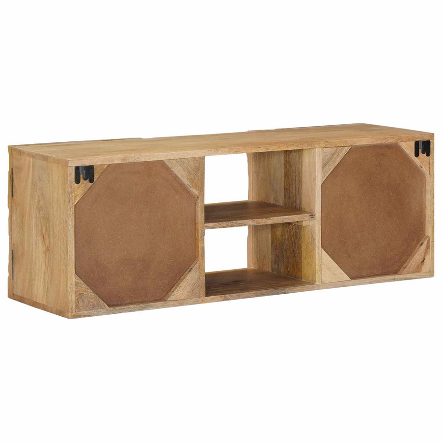 Wand tv-kast met plank met opslag met de deur 100 x 30 x 35 cm