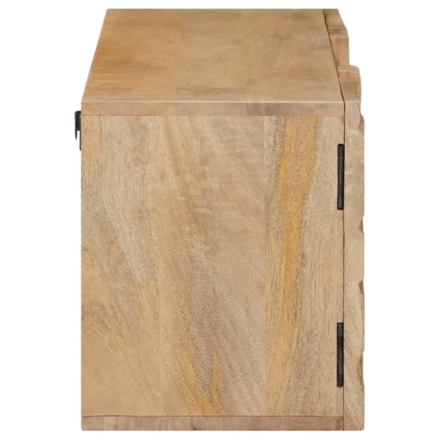 Wand tv-kast met plank met opslag met de deur 100 x 30 x 35 cm