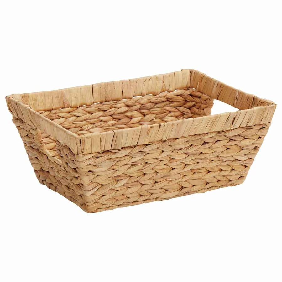 Opslagmanden 2 pcs Naturel 38 x 28 x 15 cm Waterhyacint