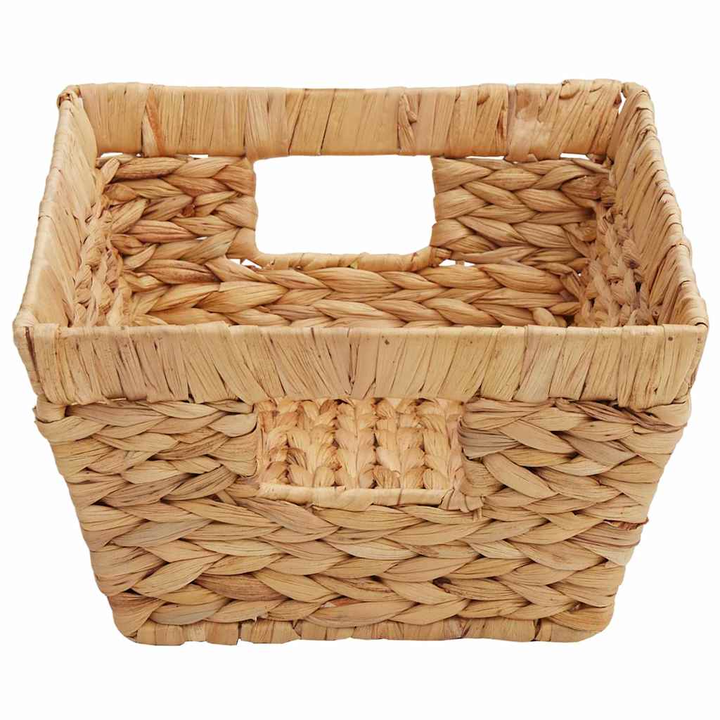 Opslagmanden 2 pcs Naturel 38 x 28 x 15 cm Waterhyacint
