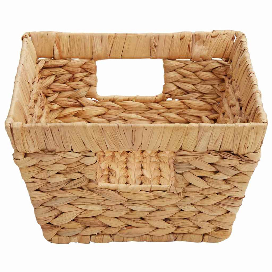 Opslagmanden 2 pcs Naturel 38 x 28 x 15 cm Waterhyacint