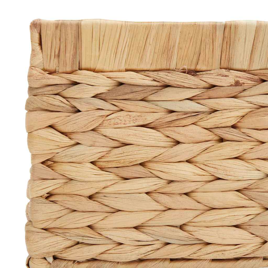 Opslagmanden 3 pcs Naturel 40 x 30 x 18 cm Waterhyacint