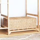 Opbergbox 60x38x20 cm naturel waterhyacint