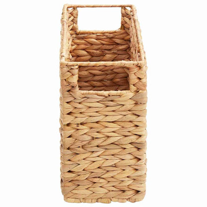 Tijdschrift Manden 2 pcs Naturel 39 x 14 x 25 cm Waterhyacint