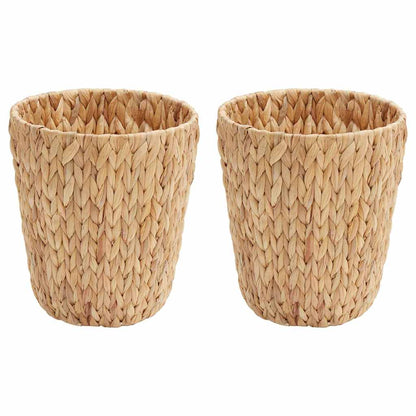 Afvalpapier bakken 2 pcs Naturel Ø 25 x 28,5 cm Waterhyacint