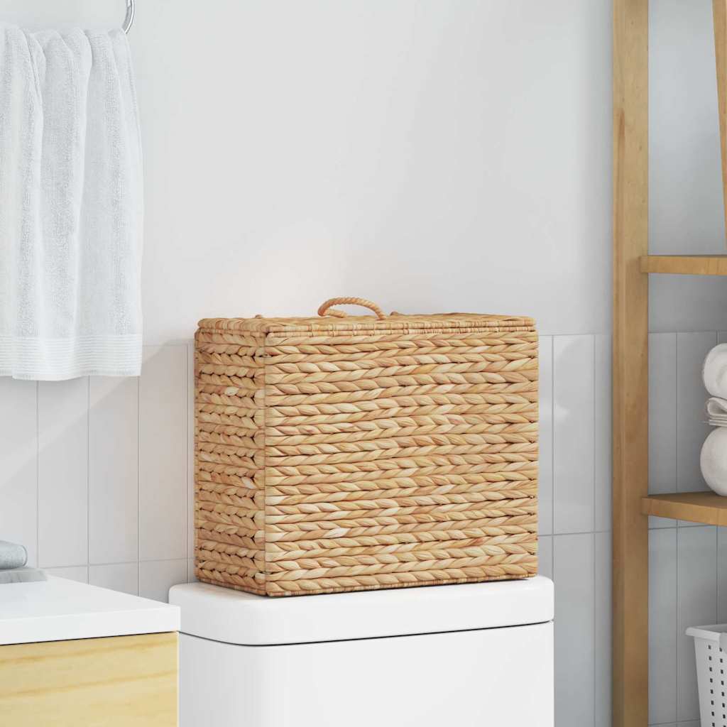 Toiletrolhouder met opslag Naturel 36 x 18 x 31 cm Waterhyacint