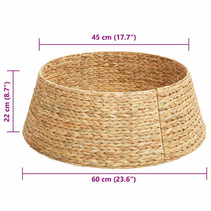 Kerstboomkraag Rond Naturel Dia. 60 x 22 cm Waterhyacint