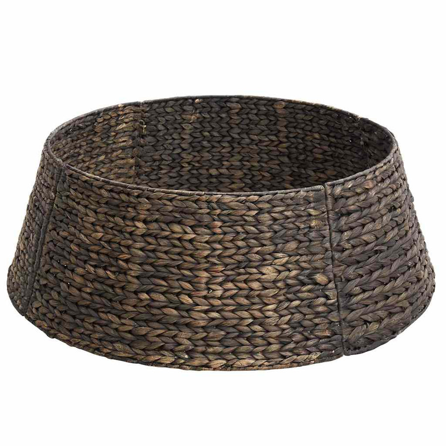 Kerstboomkraag Rond Zwart Dia. 60 x 22 cm Waterhyacint