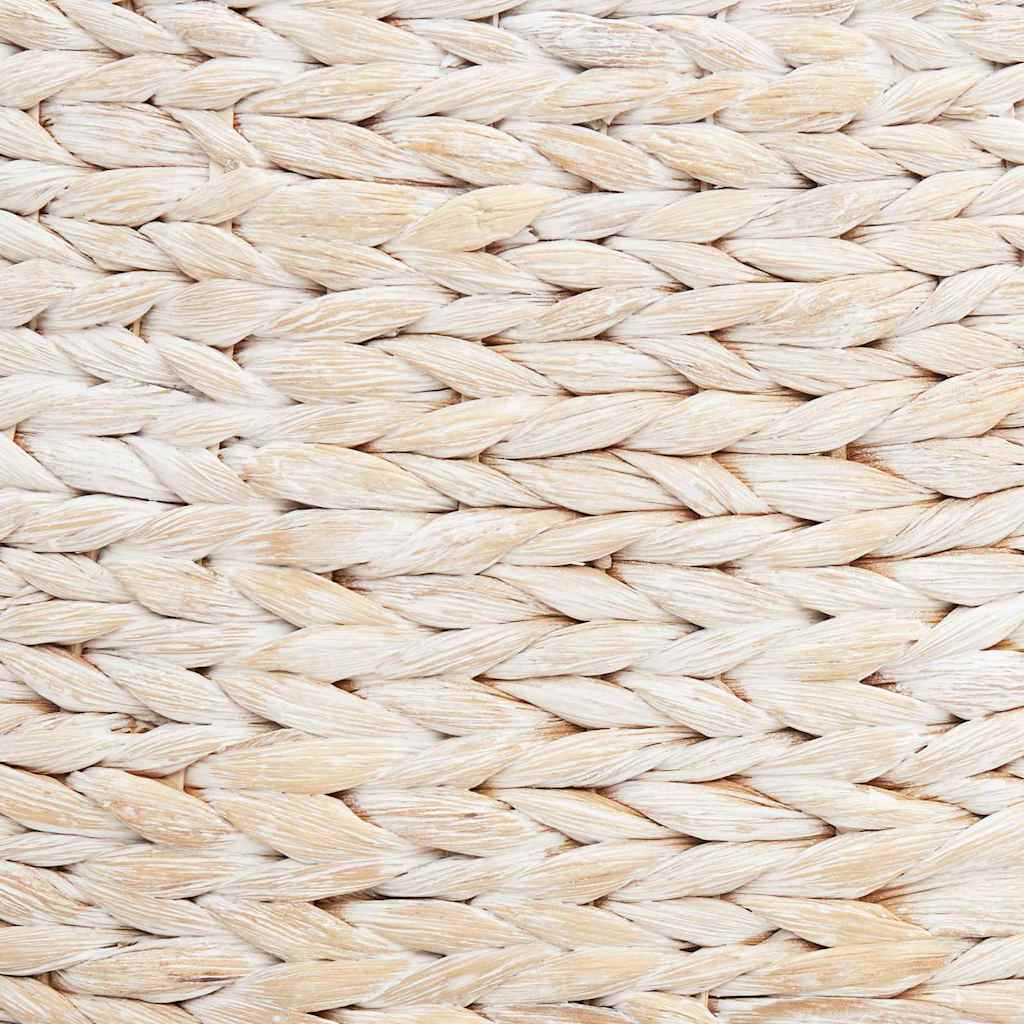 Kerstboomkraag Rond Wit Dia. 60 x 22 cm Waterhyacint