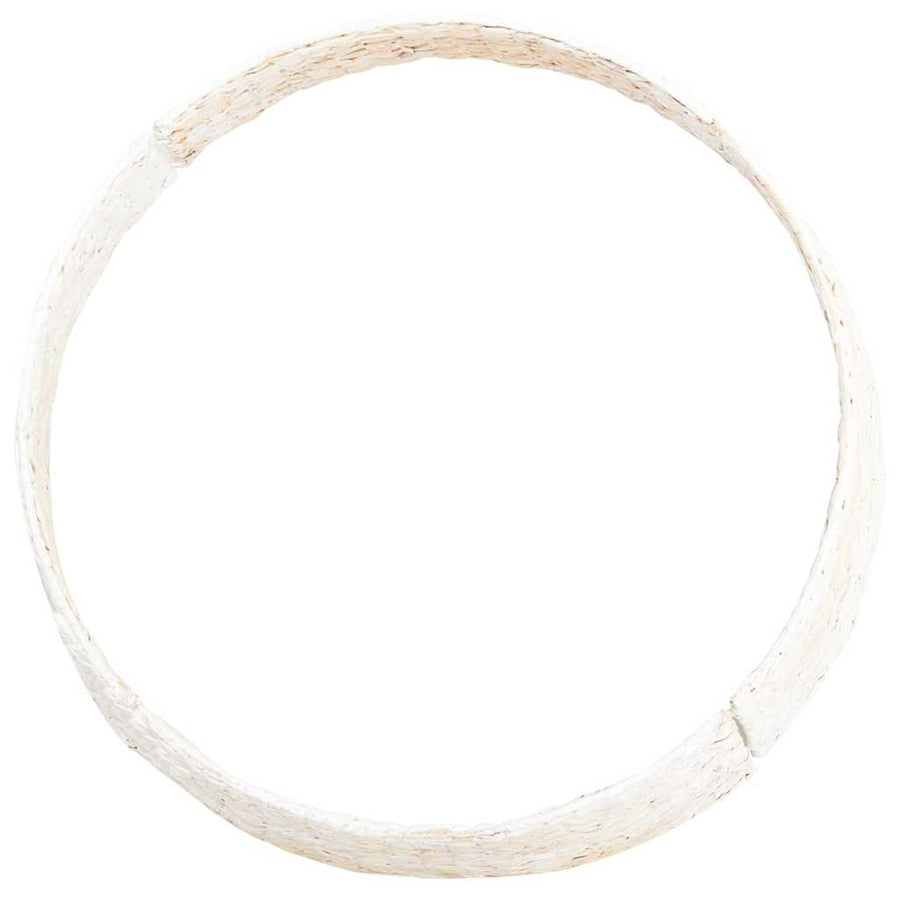 Kerstboomkraag Rond Wit Dia. 60 x 22 cm Waterhyacint