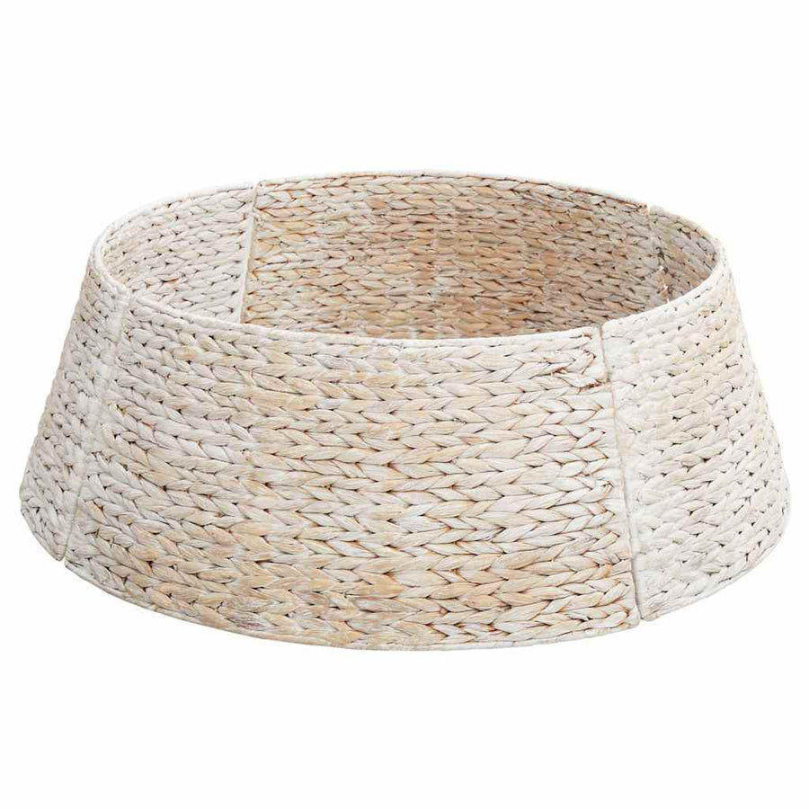 Kerstboomkraag Rond Wit Dia. 75 x 25 cm Waterhyacint