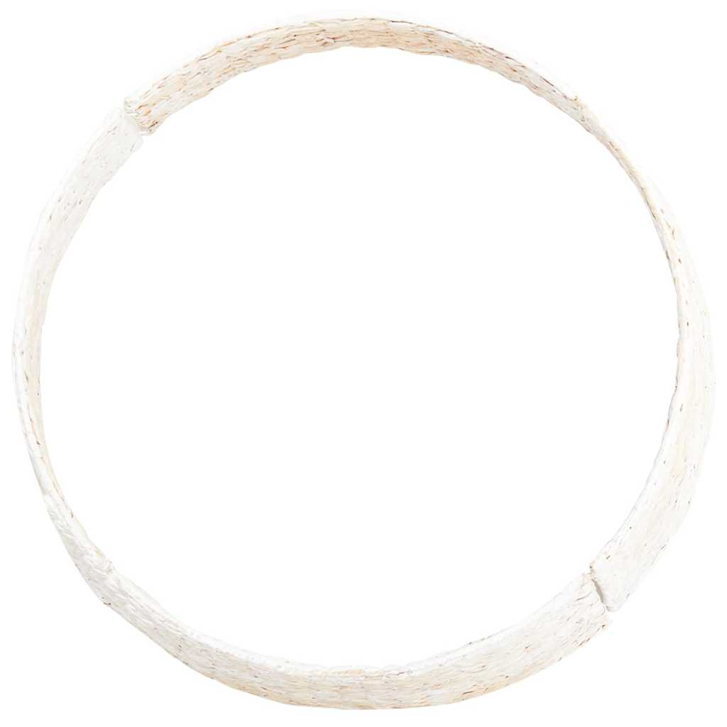 Kerstboomkraag Rond Wit Dia. 75 x 25 cm Waterhyacint