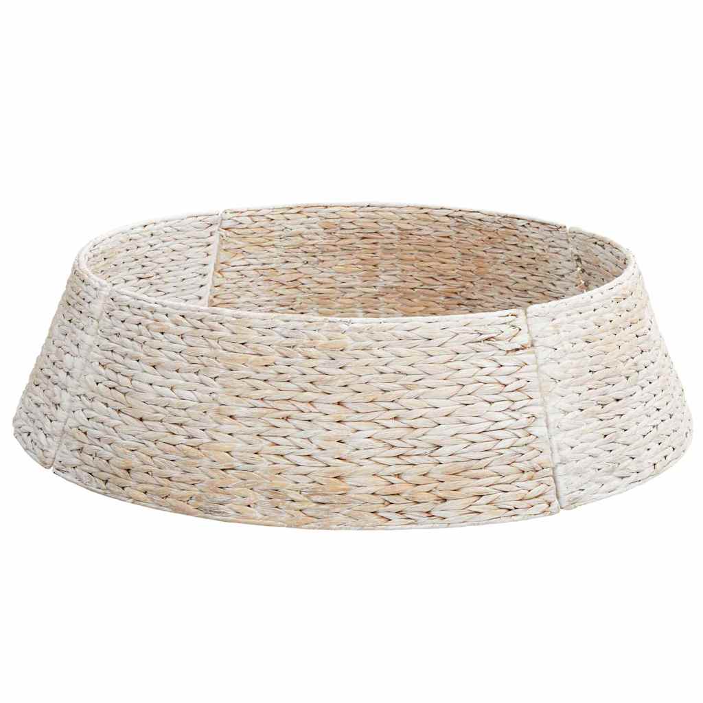 Kerstboomkraag Rond Wit Dia. 105 x 28 cm Waterhyacint