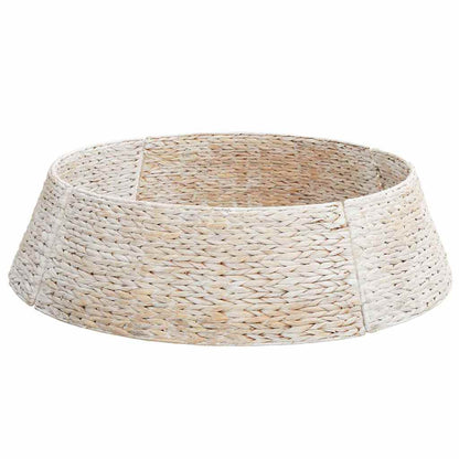 Kerstboomkraag Rond Wit Dia. 105 x 28 cm Waterhyacint
