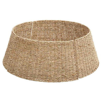 Kerstboomkraag Rond Naturel Dia. 60 x 22 cm Zeegras