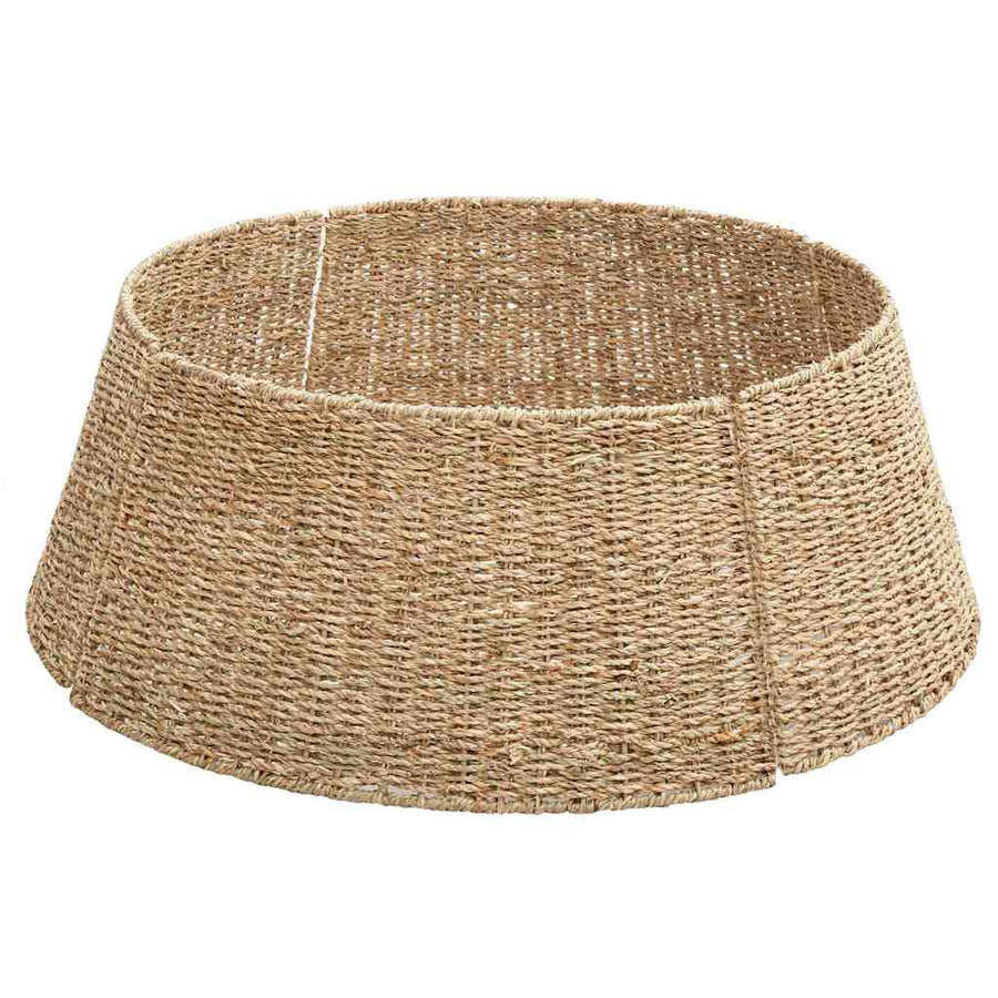 Kerstboomkraag Rond Naturel Dia. 60 x 22 cm Zeegras