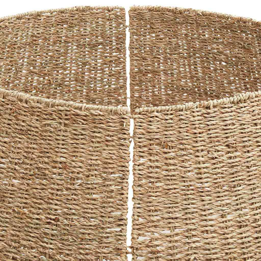 Kerstboomkraag Rond Naturel Dia. 75 x 25 cm Zeegras
