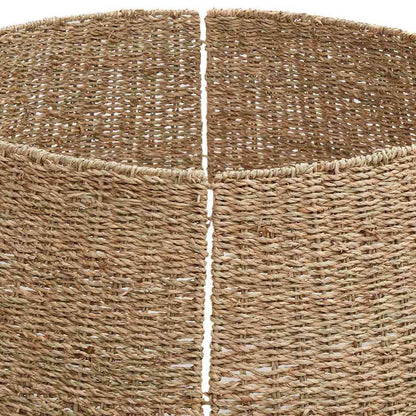Kerstboomkraag Rond Naturel Dia. 90 x 28 cm Zeegras
