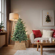 Kerstboomkraag 70x70x28 cm waterhyacint bruin