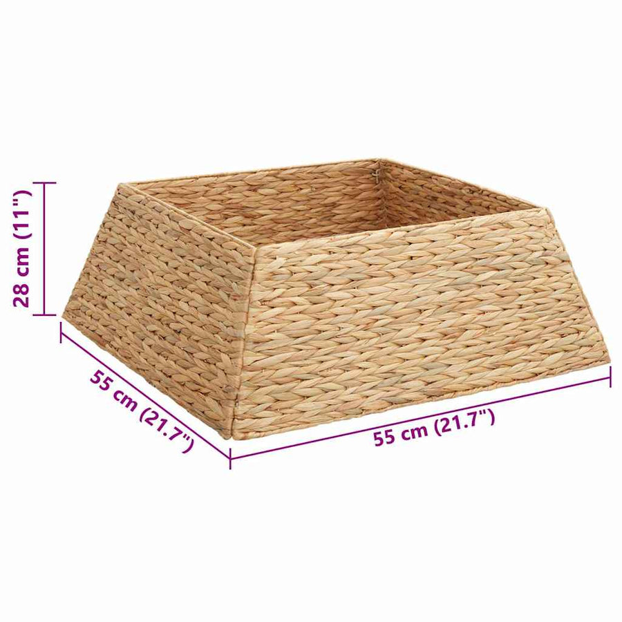 Kerstboomkraag Bruin 70 x 70 x 28 cm Waterhyacint