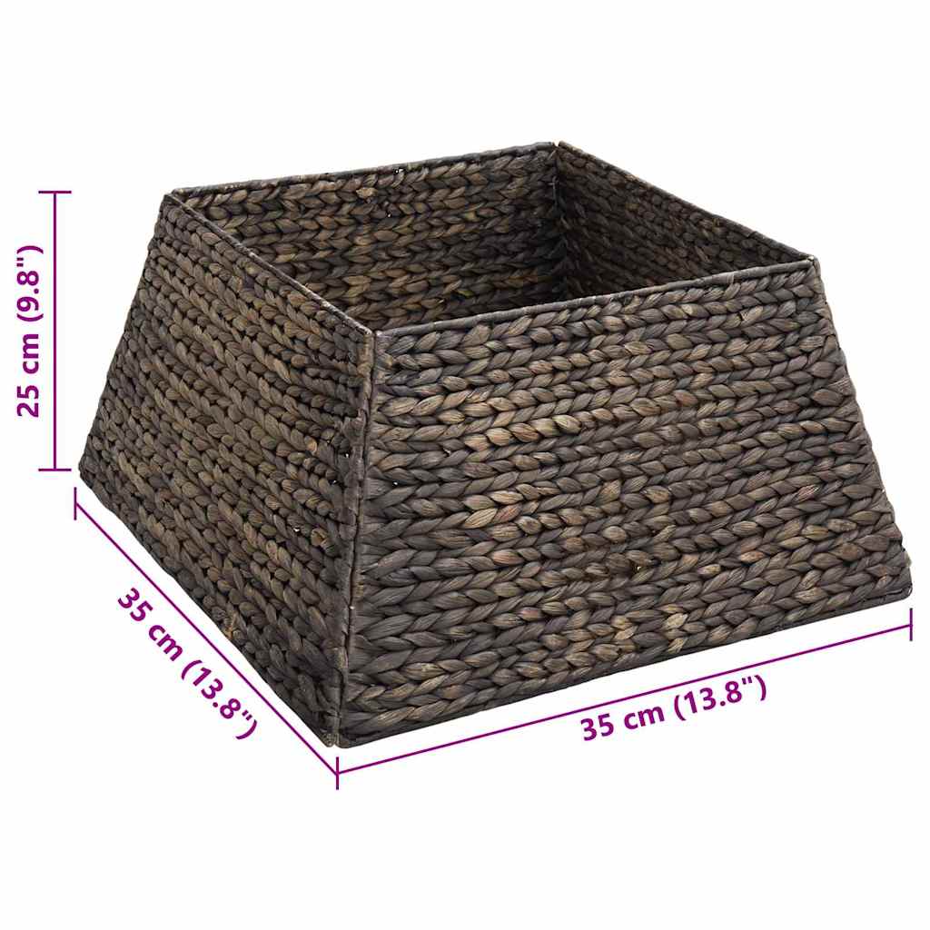 Kerstboomkraag Zwart 50 x 50 x 25 cm Waterhyacint