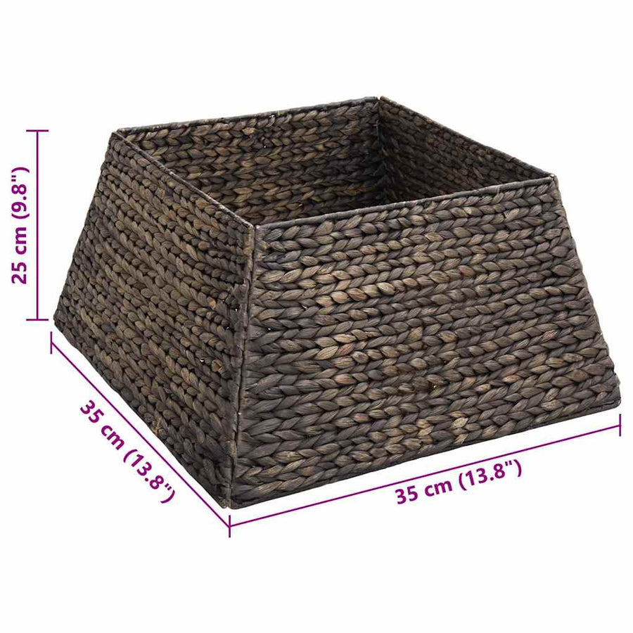 Kerstboomkraag Zwart 50 x 50 x 25 cm Waterhyacint