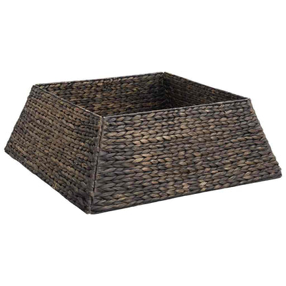 Kerstboomkraag Vierkant Zwart 70 x 70 x 28 cm Waterhyacint