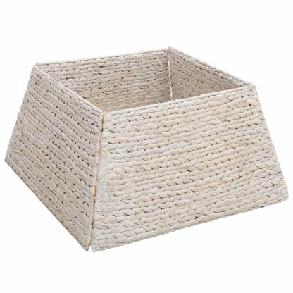 Kerstboomkraag Vierkant Wit 50 x 50 x 25 cm Waterhyacint