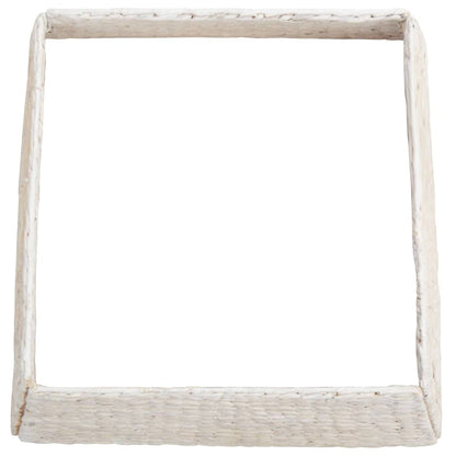 Kerstboomkraag Wit 60 x 60 x 28 cm Waterhyacint