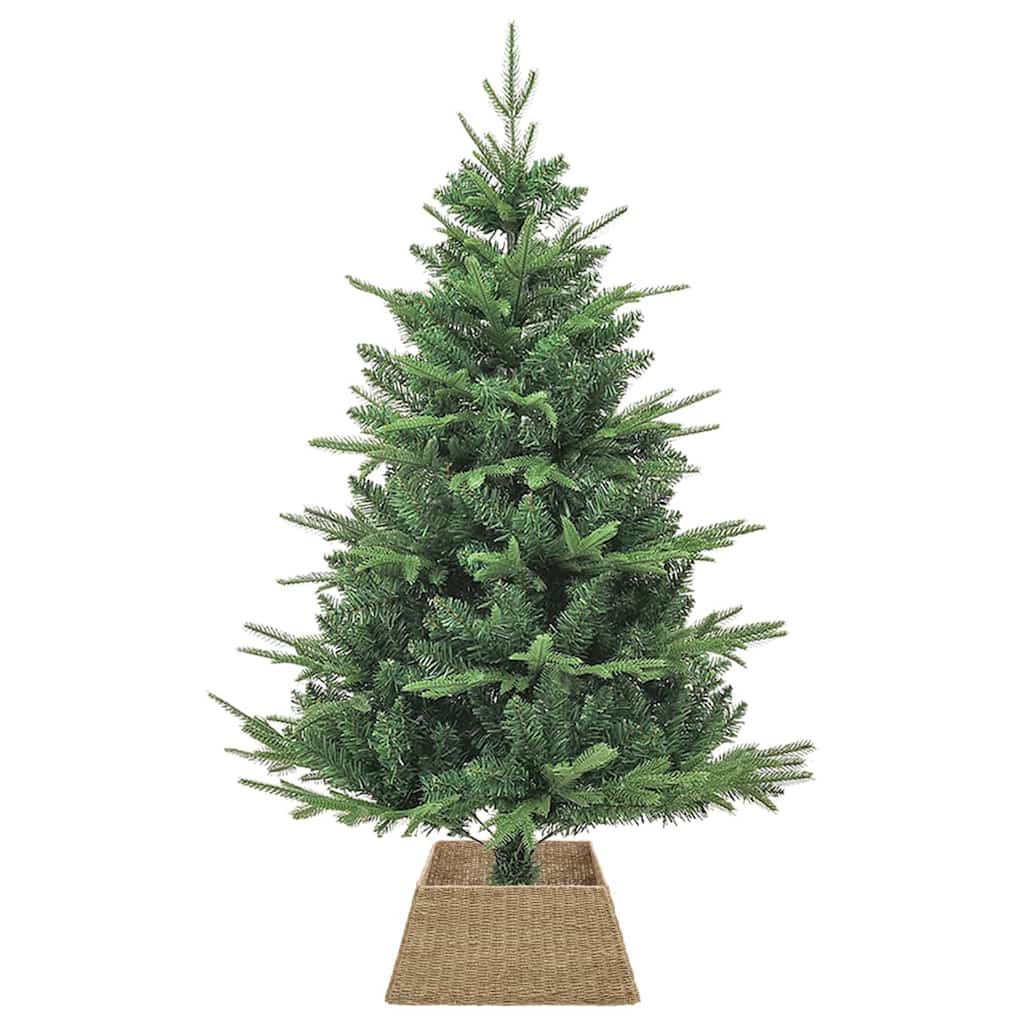 Kerstboomkraag Vierkant Bruin 50 x 50 x 25 cm Zeegras