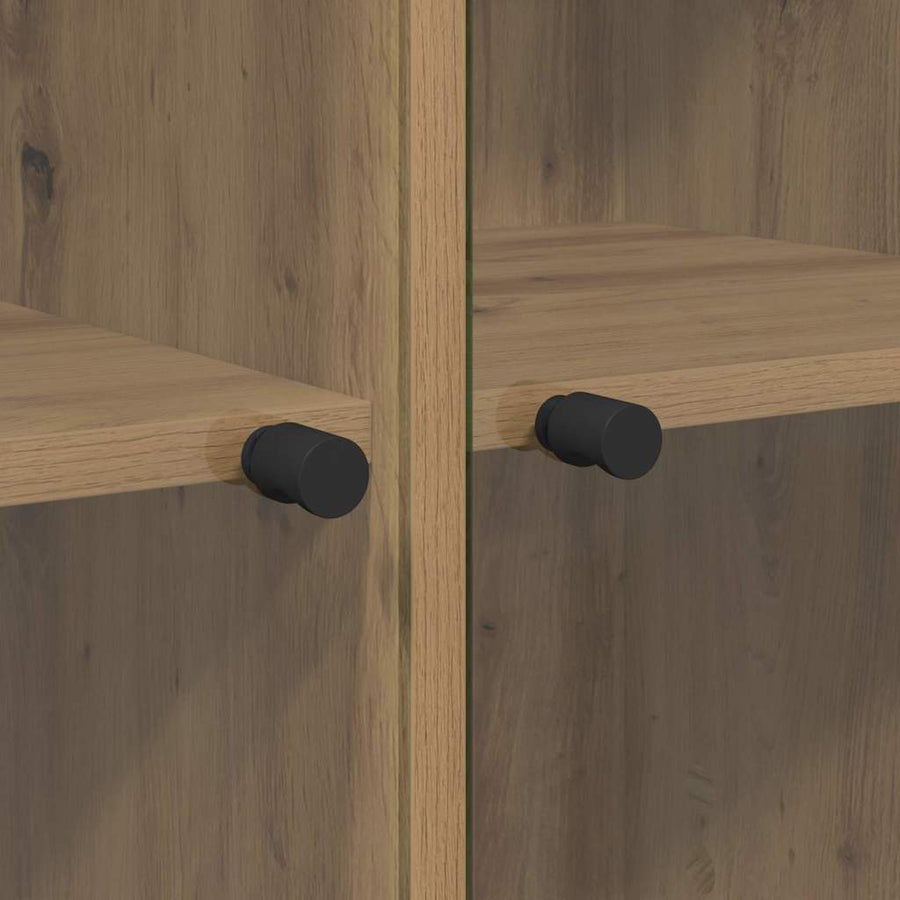 Highboard Artisan Eiken 68 x 37 x 142 cm Bewerkt hout