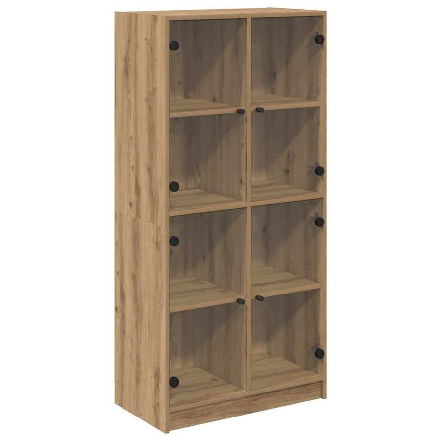 Highboard Artisan Eiken 68 x 37 x 142 cm Bewerkt hout