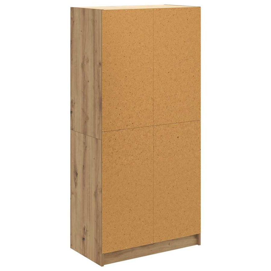 Highboard Artisan Eiken 68 x 37 x 142 cm Bewerkt hout