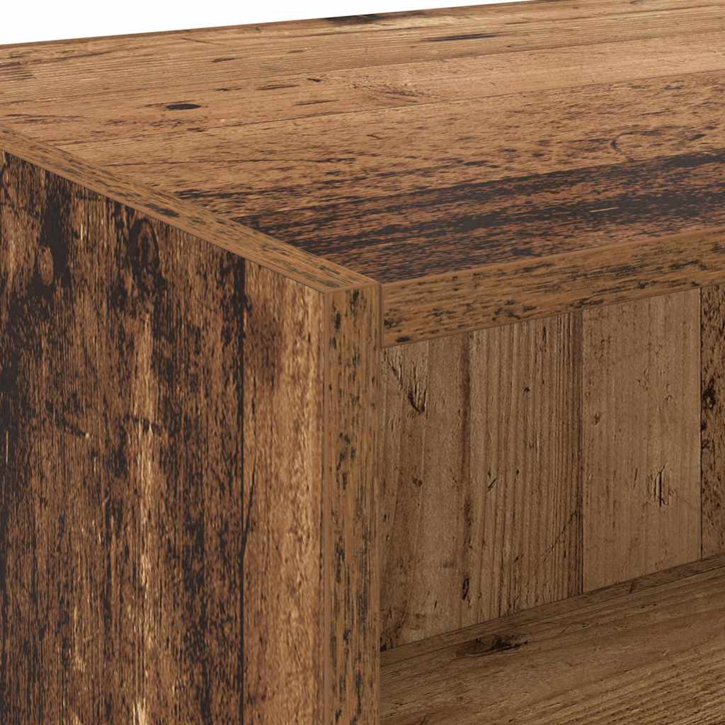 Highboard Oud Hout 80 x 42,5 x 185 cm Bewerkt hout