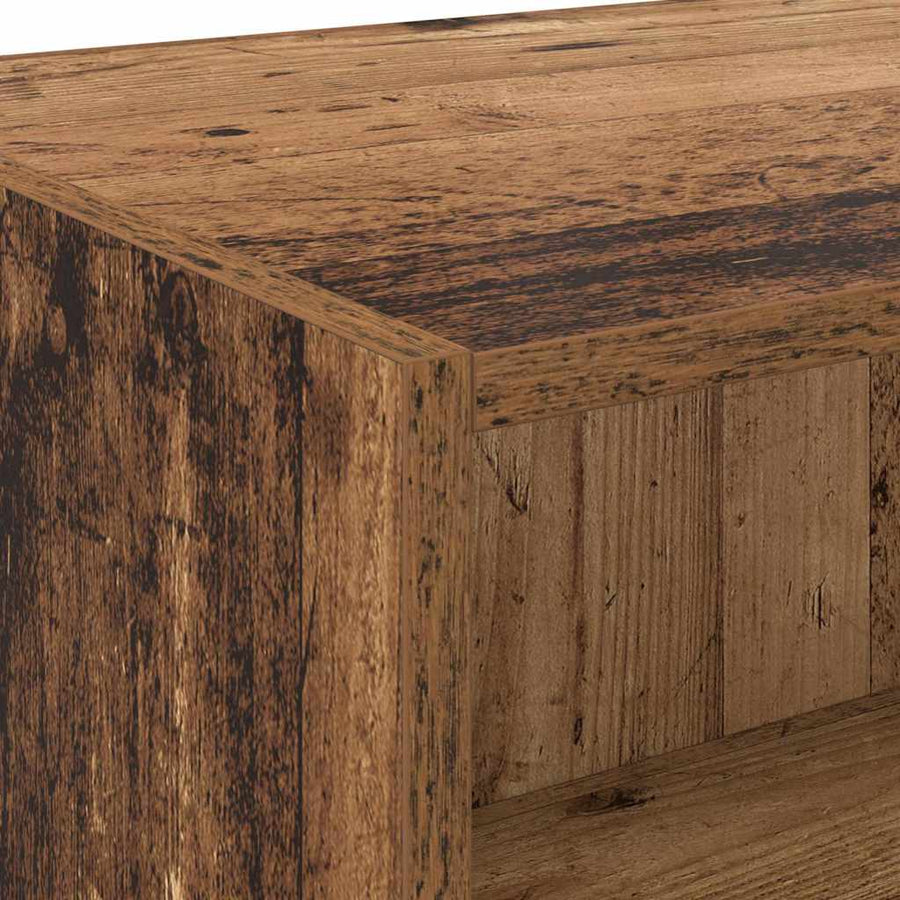 Highboard Oud Hout 80 x 42,5 x 185 cm Bewerkt hout