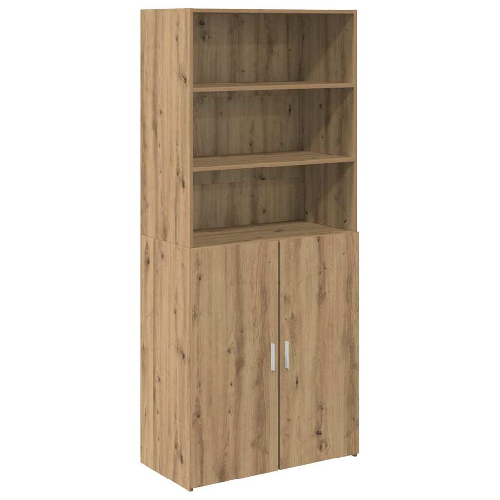 Highboard Artisan Eiken 80 x 42,5 x 185 cm Bewerkt hout