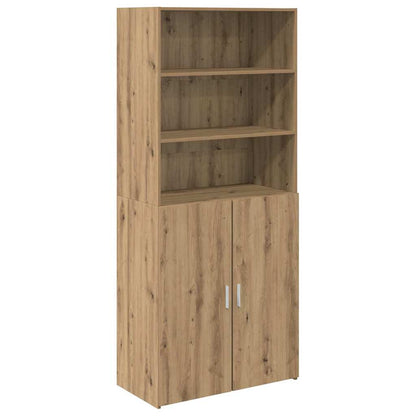 Highboard Artisan Eiken 80 x 42,5 x 185 cm Bewerkt hout