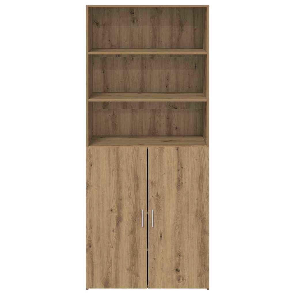 Highboard Artisan Eiken 80 x 42,5 x 185 cm Bewerkt hout