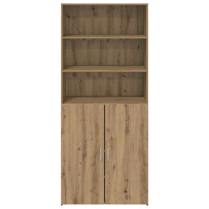Highboard Artisan Eiken 80 x 42,5 x 185 cm Bewerkt hout