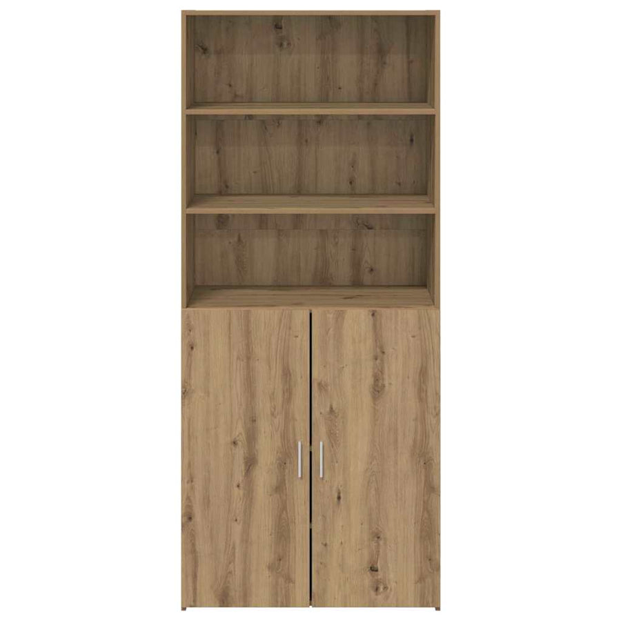 Highboard Artisan Eiken 80 x 42,5 x 185 cm Bewerkt hout