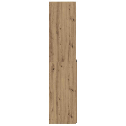 Highboard Artisan Eiken 80 x 42,5 x 185 cm Bewerkt hout