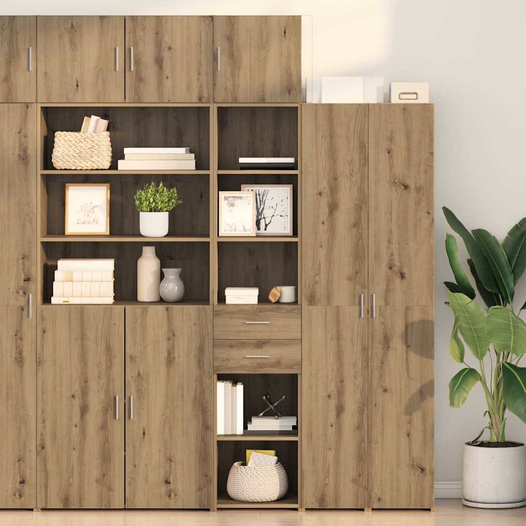 Highboard Artisan Eiken 40 x 42,5 x 185 cm Bewerkt hout