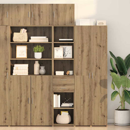 Highboard Artisan Eiken 40 x 42,5 x 185 cm Bewerkt hout