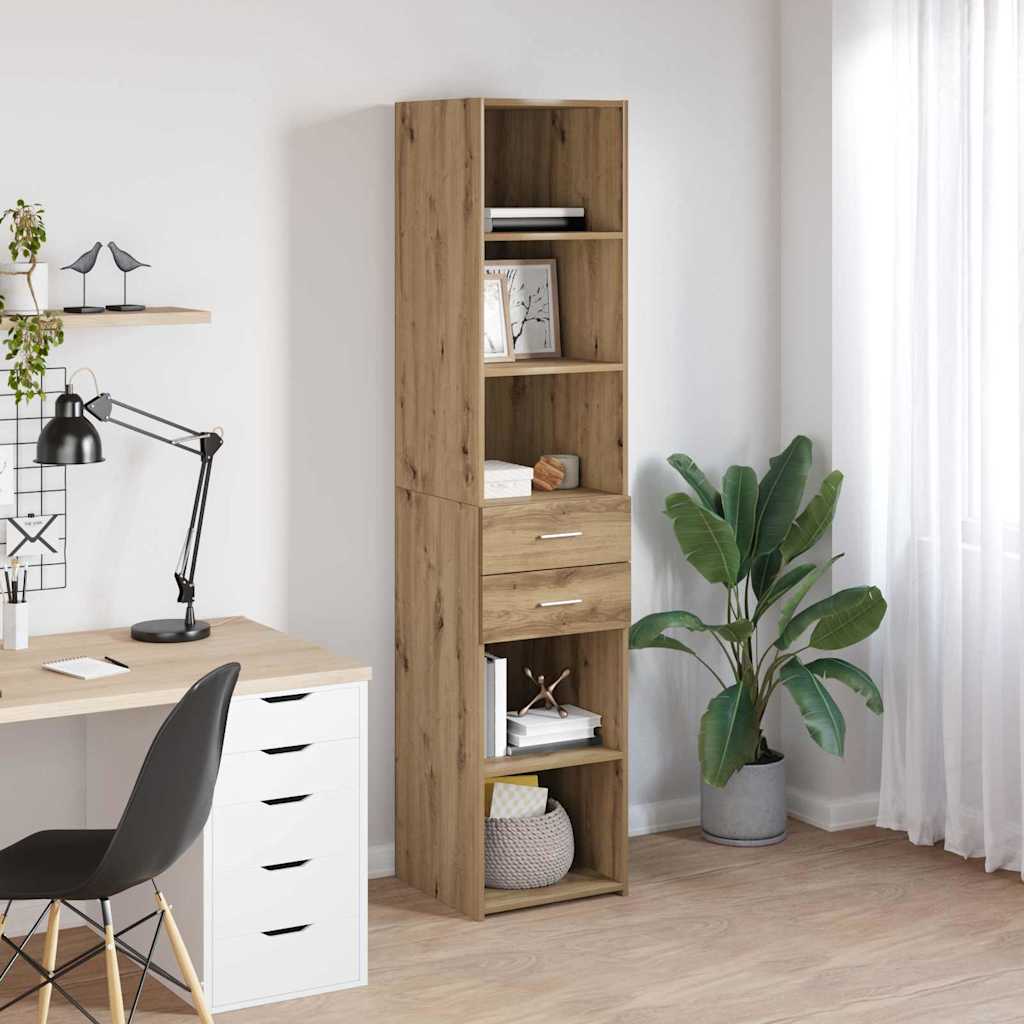 Highboard Artisan Eiken 40 x 42,5 x 185 cm Bewerkt hout