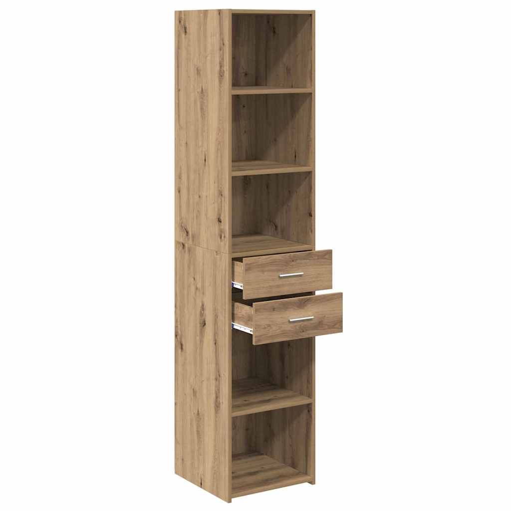 Highboard Artisan Eiken 40 x 42,5 x 185 cm Bewerkt hout