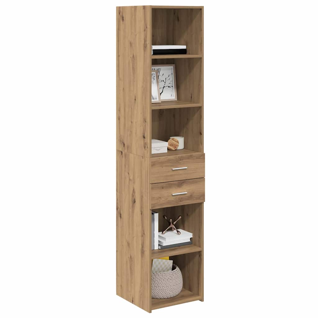 Highboard Artisan Eiken 40 x 42,5 x 185 cm Bewerkt hout